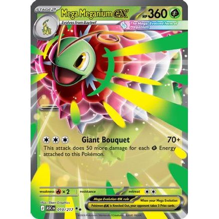 Mega Meganium ex - 010/217 10 - ME Ascended Heroes Holofoil