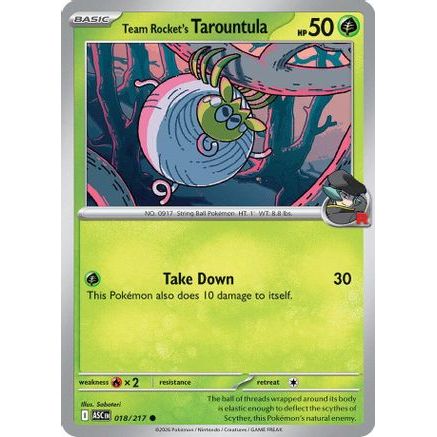 Team Rocket's Tarountula 18 - ME Ascended Heroes