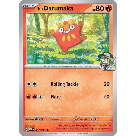 N's Darumaka 32 - ME Ascended Heroes