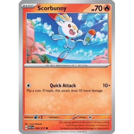 Scorbunny - 036/217 36 - ME Ascended Heroes