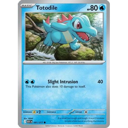 Totodile 41 - ME Ascended Heroes