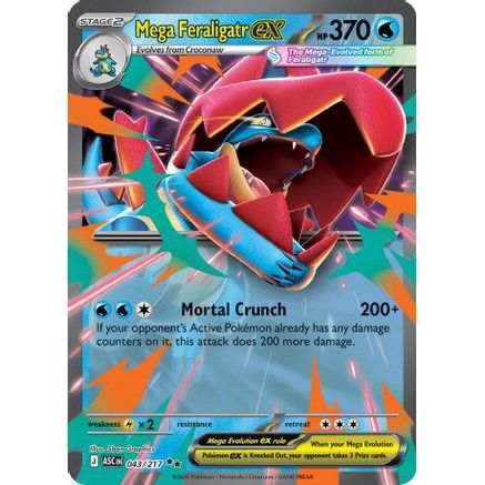 Mega Feraligatr ex - 043/217 43 - ME Ascended Heroes Holofoil