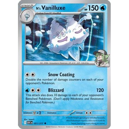 N's Vanilluxe 51 - ME Ascended Heroes