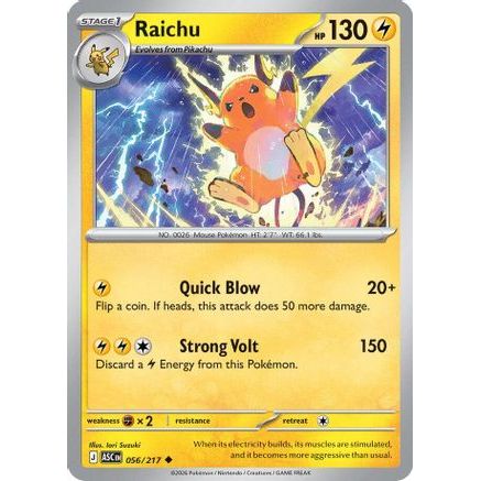 Raichu 56 - ME Ascended Heroes