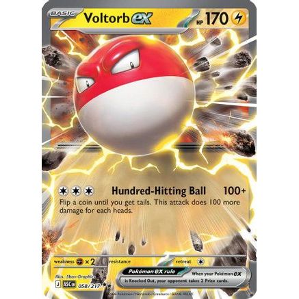 Voltorb ex 58 - ME Ascended Heroes Holofoil