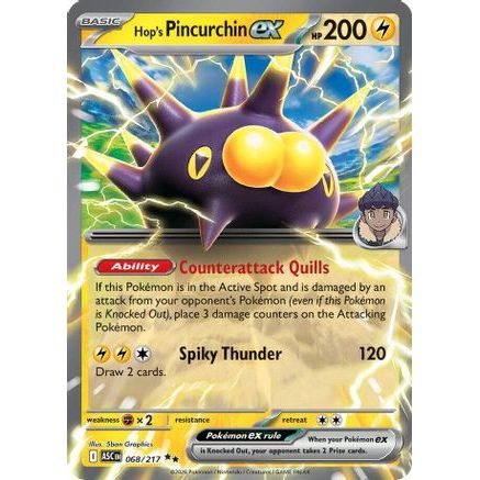 Hop's Pincurchin ex 68 - ME Ascended Heroes Holofoil