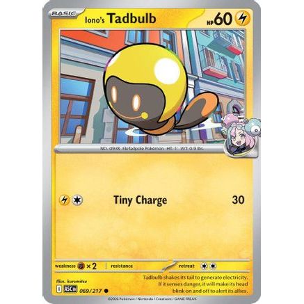 Iono's Tadbulb 69 - ME Ascended Heroes
