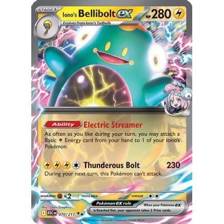 Iono's Bellibolt ex - 070/217 70 - ME Ascended Heroes Holofoil