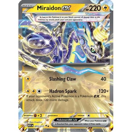Miraidon ex 73 - ME Ascended Heroes Holofoil
