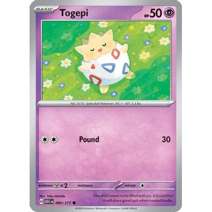 Togepi 80 - ME Ascended Heroes