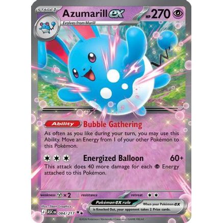 Azumarill ex 84 - ME Ascended Heroes Holofoil