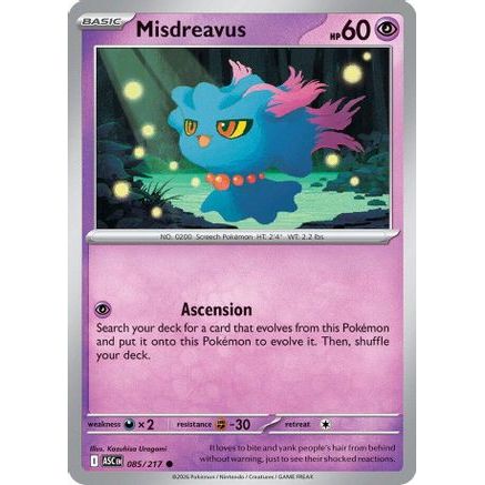 Misdreavus - 085/217 85 - ME Ascended Heroes