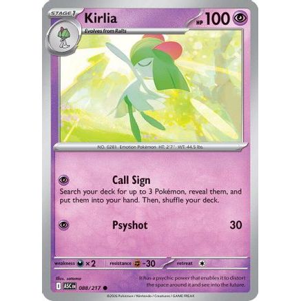 Kirlia 88 - ME Ascended Heroes