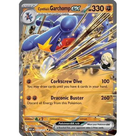 Cynthia's Garchomp ex 111 - ME Ascended Heroes Holofoil