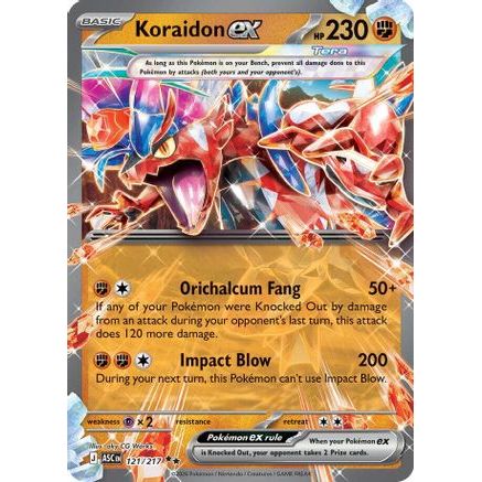 Koraidon ex 121 - ME Ascended Heroes Holofoil