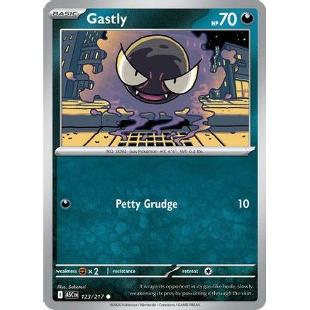 Gastly 123 - ME Ascended Heroes