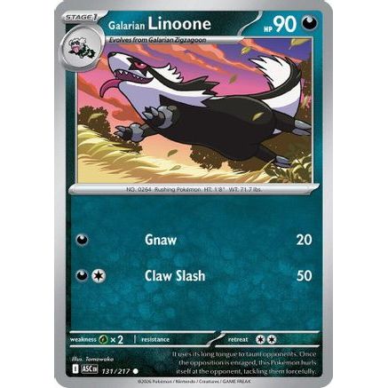 Galarian Linoone 131 - ME Ascended Heroes