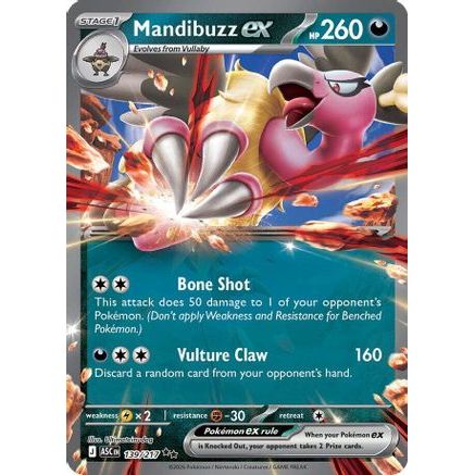 Mandibuzz ex 139 - ME Ascended Heroes Holofoil