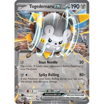 Togedemaru ex 149 - ME Ascended Heroes Holofoil