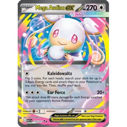 Mega Audino ex - 172/217 172 - ME Ascended Heroes Holofoil