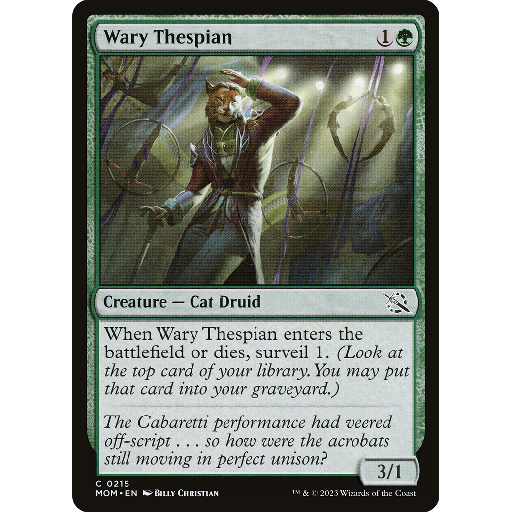 Wary Thespian (MOM-215) - March of the Machine