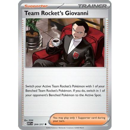 Team Rocket's Giovanni 204 - ME Ascended Heroes