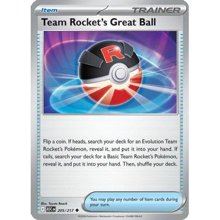 Team Rocket's Great Ball 205 - ME Ascended Heroes