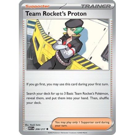 Team Rocket's Proton 208 - ME Ascended Heroes