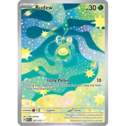 Budew - 221/217 221 - ME Ascended Heroes Holofoil