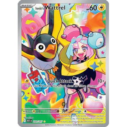 Iono's Wattrel - 231/217 231 - ME Ascended Heroes Holofoil