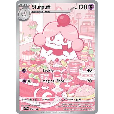 Slurpuff - 236/217 236 - ME Ascended Heroes Holofoil