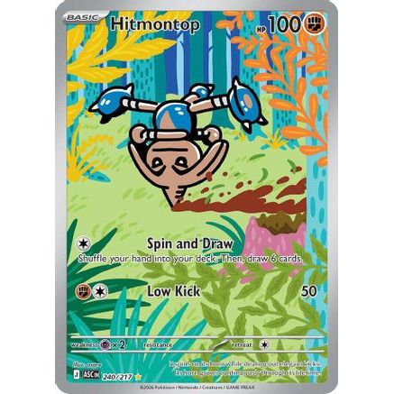 Hitmontop - 240/217 240 - ME Ascended Heroes Holofoil