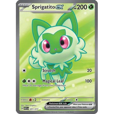 Sprigatito ex 251 - ME Ascended Heroes Holofoil
