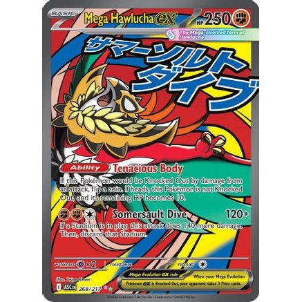 Mega Hawlucha ex - 268/217 268 - ME Ascended Heroes Holofoil