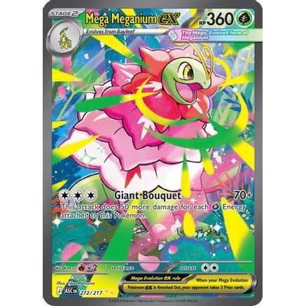 Mega Meganium ex - 272/217 272 - ME Ascended Heroes Holofoil