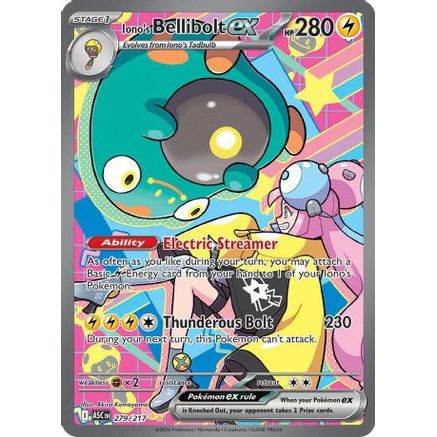 Iono's Bellibolt ex - 279/217 279 - ME Ascended Heroes Holofoil