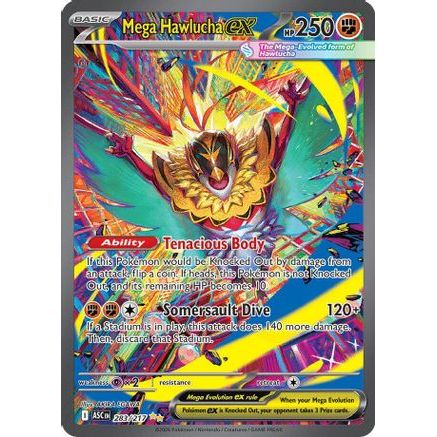 Mega Hawlucha ex - 283/217 283 - ME Ascended Heroes Holofoil
