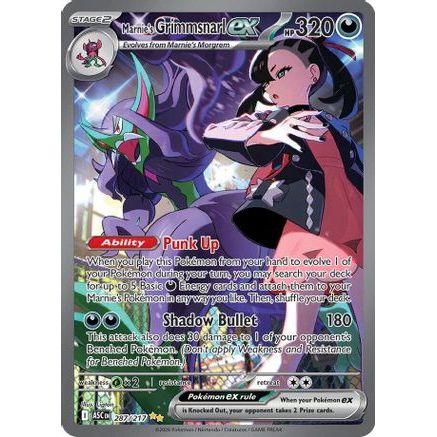 Marnie's Grimmsnarl ex 287 - ME Ascended Heroes Holofoil