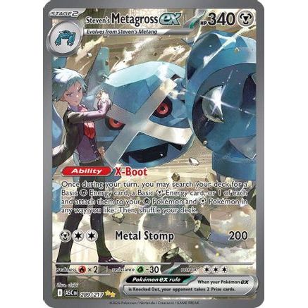 Steven's Metagross ex 289 - ME Ascended Heroes Holofoil
