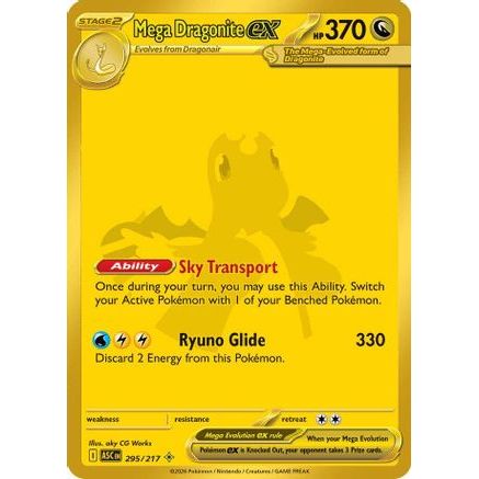 Mega Dragonite ex - 295/217 295 - ME Ascended Heroes Holofoil