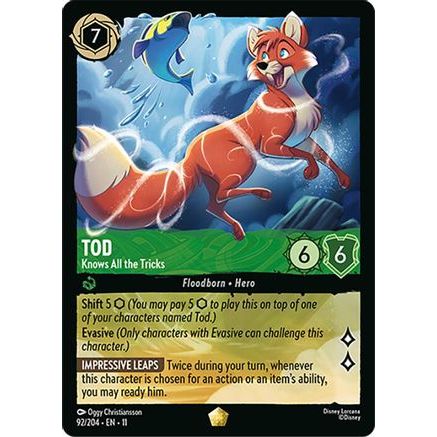 Tod - Knows All the Tricks (92/204) - Winterspell Cold Foil