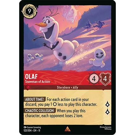 Olaf - Snowman of Action (122/204) - Winterspell