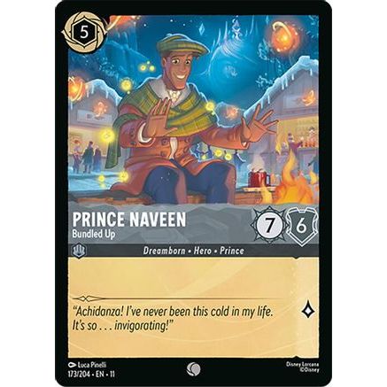 Prince Naveen - Bundled Up (173/204) - Winterspell Cold Foil