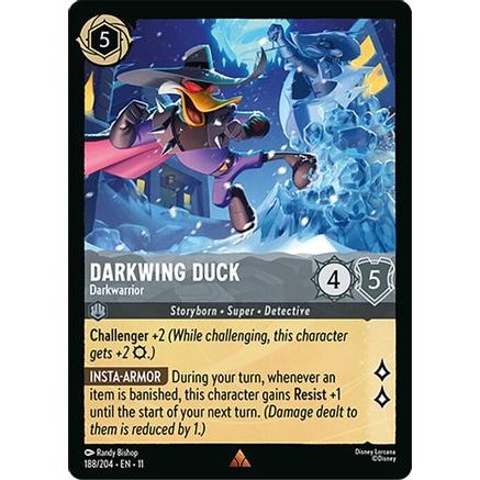 Darkwing Duck - Darkwarrior (188/204) - Winterspell Cold Foil
