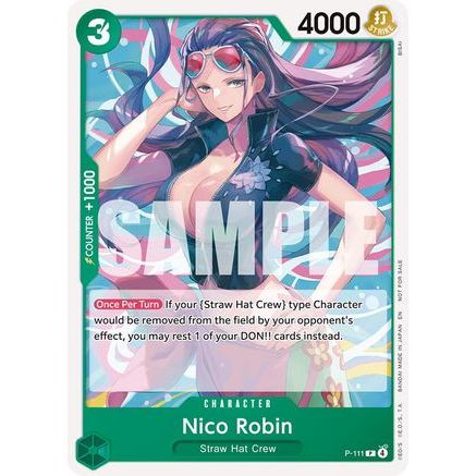 Nico Robin (Heroines Battle Pack) (P-111) - One Piece Promotion Cards Foil