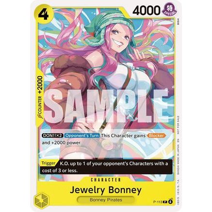 Jewelry Bonney (Heroines Battle Pack) (P-113) - One Piece Promotion Cards Foil