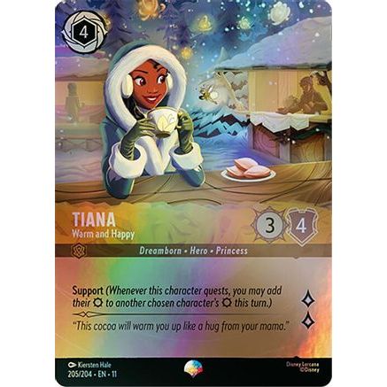 Tiana - Warm and Happy (Epic) (205/204) - Winterspell Holofoil
