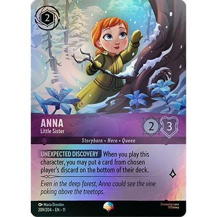 Anna - Little Sister (Epic) (209/204) - Winterspell Holofoil