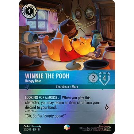 Winnie the Pooh - Hungry Bear (Epic) (217/204) - Winterspell Holofoil