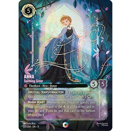 Anna - Soothing Sister (Enchanted) (227/204) - Winterspell Holofoil